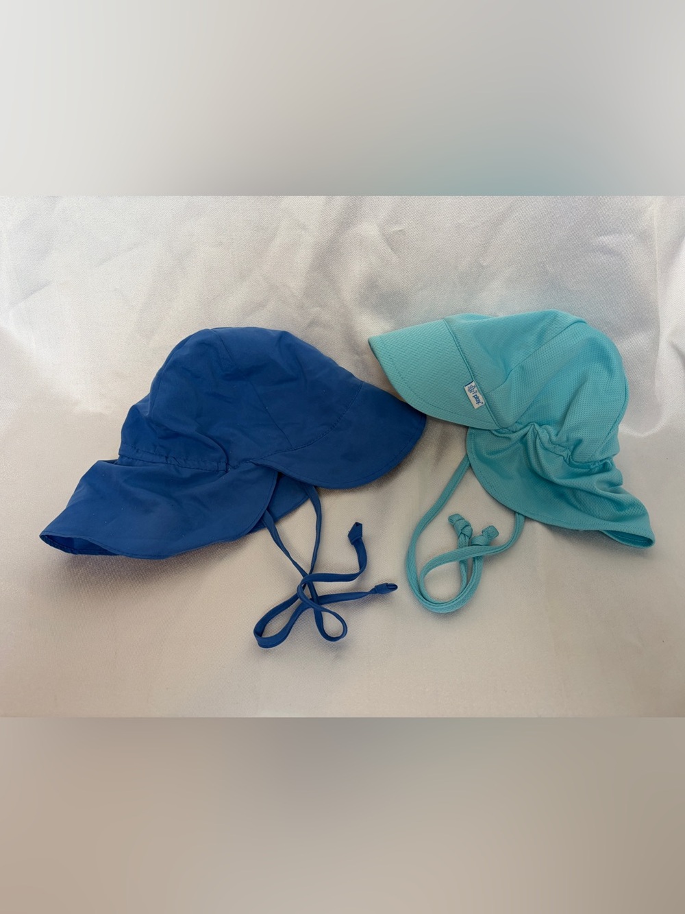 Kids Sun Hats in Royal Blue and Sky Blue